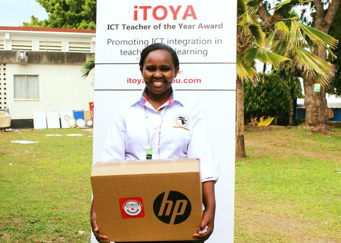 Catherine Wanjiku, 2019 iTOYA Grand Prize winner. Catherine is a CRE teacher at Kerugoya Girls High School in Kirinyaga County