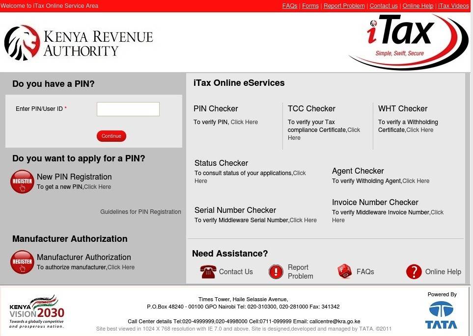 How to log into the iTax portal