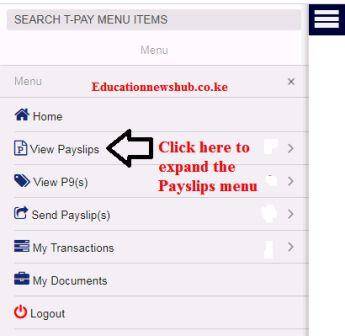 TSC Payslips online at the T-Pay portal.