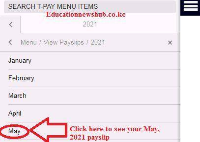 TSC Payslips online at the T-Pay portal.
