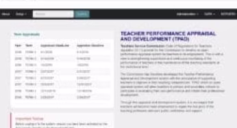 TSC- A checklist of monthly TPAD documents to be maintained by Teachers