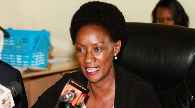 TSC Boss Dr Nancy Macharia.
