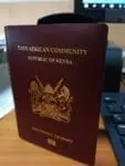 Photo- The East African Community Diplomatic Passport for Kenyans.