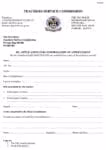 TSC confirmation letter 1 TSC- Application for confirmation of appointment form