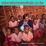 Picture of the moment! The Mangororo Primary school's saddening story and sorry state of infrastructure at public schools 1 Photo- Former Malindi Member of Parliament, Hon Aisha Jumwa, with kids from Mangororo Primary school. The school has shot to the limelight for having dilapidated classrooms.