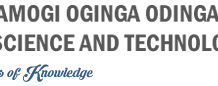 Jaramogi Oginga Odinga University of Science and Technology, JOOUST, courses