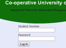 How to Log in to Co-Operataive University of Kenya Students Portal online, for Registration, E-Learning, Hostel Booking, Fees, Courses and Exam Results