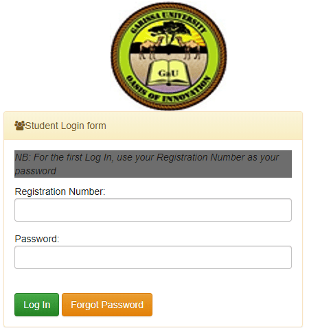 How to Log in to Garissa University Students Portal online, for Registration, E-Learning, Hostel Booking, Fees, Courses and Exam Results