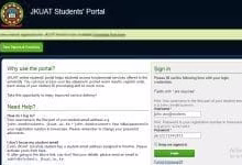 How to Log in to Jomo Kenyatta University of Agriculture and Technology (JKUAT) Students Portal online, for Registration, E-Learning, Hostel Booking, Fees, Courses and Exam Results 1 How to Log in to Jomo Kenyatta University of Agriculture and Technology (JKUAT) Students Portal online, for Registration, E-Learning, Hostel Booking, Fees, Courses and Exam Results