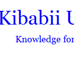 Kibabii University, Website, student portals, fees, application requirements and procedure