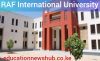 RAF International University Approved Courses, Admissions, Intakes, Requirements, Students Portal, Location and Contacts
