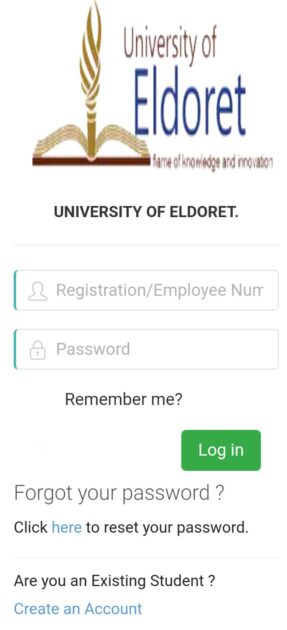 How to Log in to University of Eldoret Students Portal, http://portal.uoeld.ac.ke, for Registration, E-Learning, Hostel Booking, Fees, Courses and Exam Results