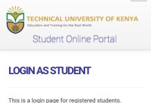 How to Log in to Technical University of Kenya Students Portal, https://portal.tukenya.ac.ke, for Registration, E-Learning, Hostel Booking, Fees, Courses and Exam Results