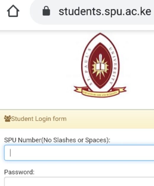 How to Log in to St Pauls University Students Portal, https://students.spu.ac.ke, for Registration, E-Learning, Hostel Booking, Fees, Courses and Exam Results