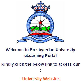 How to Log in to Presbyterian University of East Africa Students Portal, for Registration, E-Learning, Hostel Booking, Fees, Courses and Exam Results