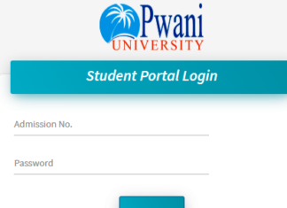 How to Log in to Pwani University Students Portal, for Registration, E-Learning, Hostel Booking, Fees, Courses and Exam Results