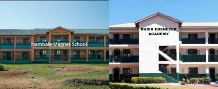 Primary schools in Busia County; School name, Sub County location, number of Learners