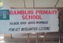 Primary schools in Mombasa County; School name, Sub County location, number of Learners