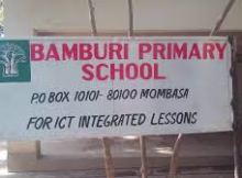 Primary schools in Mombasa County; School name, Sub County location, number of Learners 1 Primary schools in Mombasa County; School name, Sub County location, number of Learners