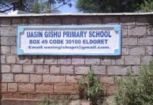 Primary schools in Uasin Gishu County; School name, Sub County location, number of Learners