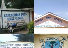 Sub County Secondary Schools in West Pokot County; School KNEC Code, Type, Cluster, and Category