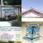 Sub County Secondary Schools in West Pokot County; School KNEC Code, Type, Cluster, and Category