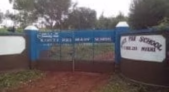 Primary schools in Nyeri County; School name, Sub County location, number of Learners