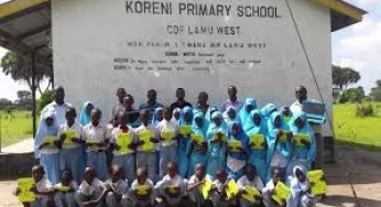 Primary schools in Lamu County; School name, Sub County location, number of Learners