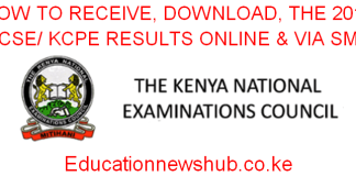 How to check, receive, KCSE 2019 results through knec sms code 20076; the knec online results portal