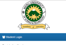 How to Log in to Meru University Students Portal, for Registration, E-Learning, Hostel Booking, Fees, Courses and Exam Results