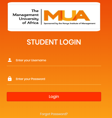 How to Log in to Management University of Africa Students Portal online, for Registration, E-Learning, Hostel Booking, Fees, Courses and Exam Results