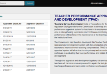 Deadline for filing 2019 term 3 TPAD data by TSC Teachers: TSC Latest News