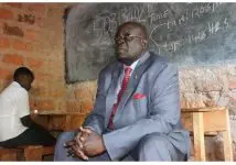 Education Cabinet Secretary George Magoha invigilates the ongoing KCSE 2019 exams at a school in Kisii. The CS said the Ministry has exposed more than 10 impersonators, confiscated phones in the exercise that entered Day 5 on Friday.