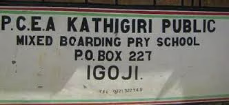 Kathigiri boarding Primary School in Meru. The school produced one of the best students in the 2019 KCPE exam in the County