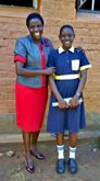 Flavian Onyango from St Teresa Chakol Girls Primary School in Teso South who was the second best student in the 2019 Kenya Certificate of Primary Education (KCPE) exams