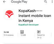 KopaKash App and loans; Instant and cheap loans