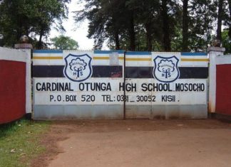 Cardinal Otunga High School, Mosocho, KCSE results analysis