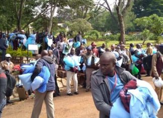 We will to go if you wont increase rates- 2019 KCSE examiners were seen packing at Machakos Girls marking centre on Monday