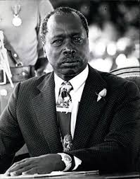 Former Second President of the Republic of Kenya, H.E Daniel Moi. Moi day has now been renamed Huduma Day.