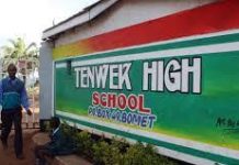 Tenwek High School KCSE results.