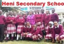 Heni Secondary School in Kinangop, Nyandarua County; KCSE results and ranking.