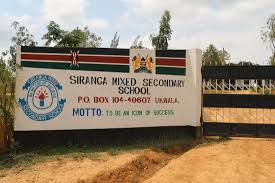 Siranga Mixed Secondary School in Siaya County.