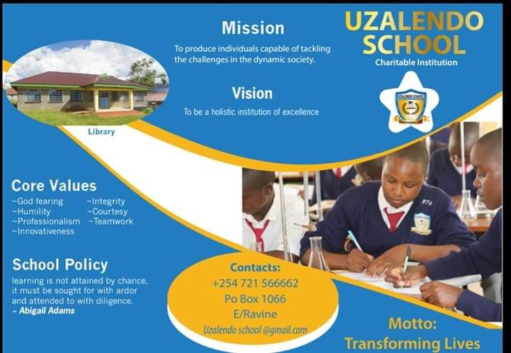 Uzalendo School; KCSE Results Analysis, Contacts, Location, Admissions, History, Fees, Portal Login, Website, KNEC Code