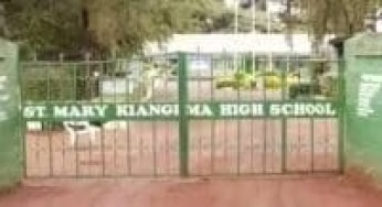 St. Marys Kiangima Girls Secondary School’s KCSE Results, KNEC Code, Admissions, Location, Contacts, Fees, Students’ Uniform, History, Directions and KCSE Overall School Grade Count Summary