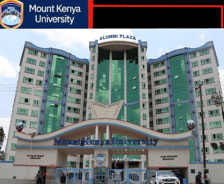 Mount Kenya University (MKU) student admission letter and KUCCPS pdf list download