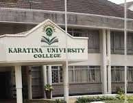 Karatina University KUCCPS admission letters and Lists