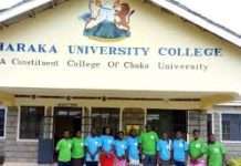 Tharaka University College student admission letter and KUCCPS admission list free pdf download.
