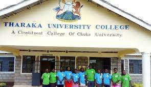 Tharaka University College student admission letter and KUCCPS admission list free pdf download.