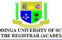 Jaramogi Oginga Odinga University of Science and Technology Students' Admission Letters.