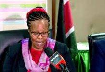KNEC Boss Dr. Mercy Karogo. The Council has suspended ECDE and SNE examinations that were to be done in April, 2020.